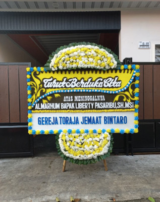 Papan Bunga Duka di Sei Kepayang